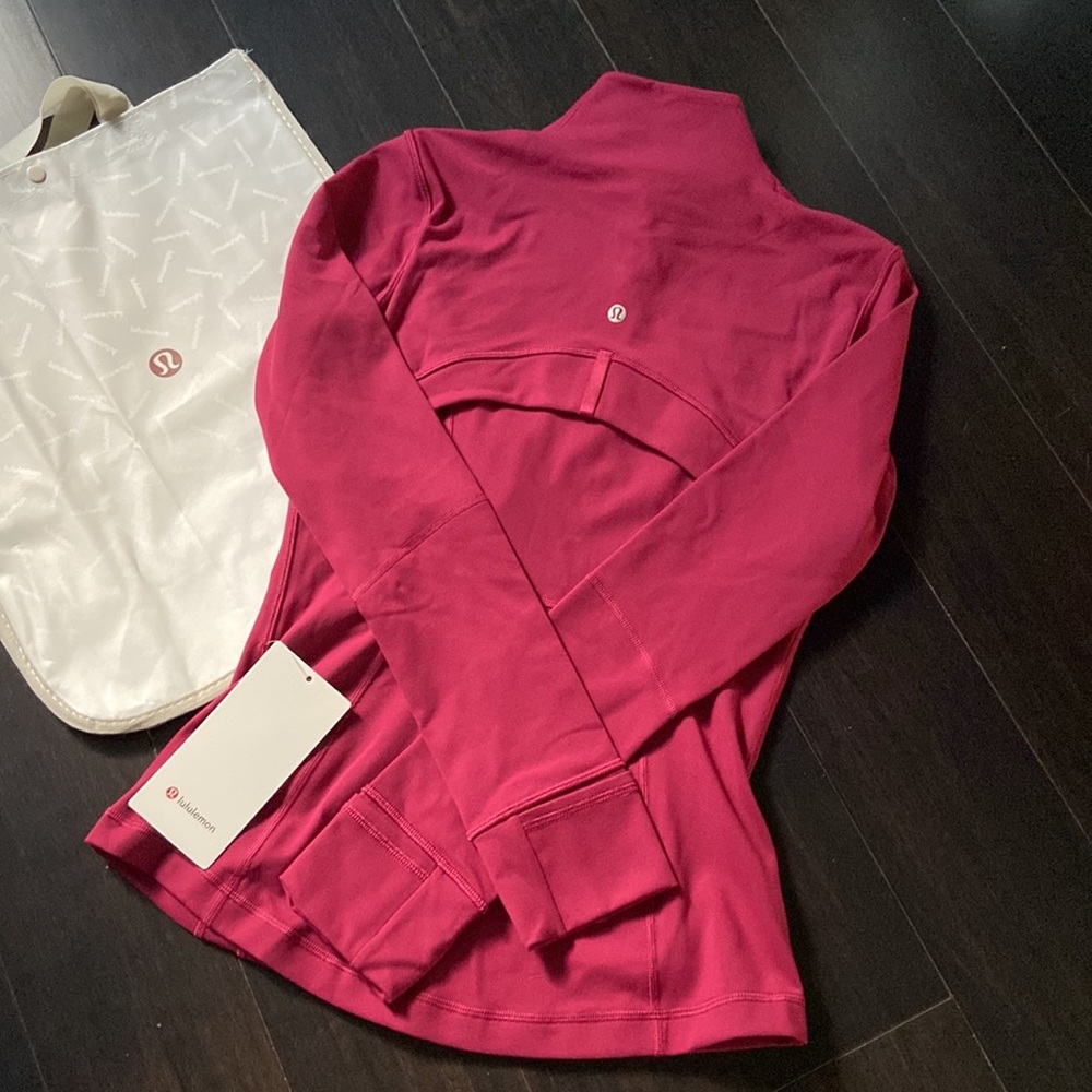 LULULEMON DEFINE JACKET *LUON IN POMEGRANATE (POME) SZ 6 NWT - Picture 2 of 9